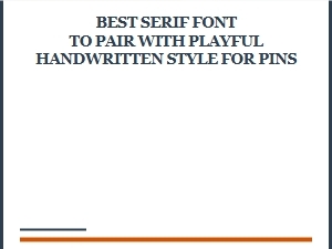Perfect Fonts for Playful Pin Design